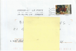 "Cézanne - Les Joueurs De Cartes" Seul Sur Lettre - Covers & Documents