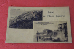 Vibo Valentia Pizzo Calabro Vedutine Animata 1911 Ed. Scarcella - Vibo Valentia
