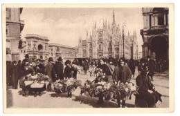 1938  MILANO  27  PIAZZA DUOMO   FIORAIE - Milano (Milan)