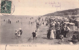 TROUVILLE SUR MER L'HEURE DU BAIN 1907 - Trouville