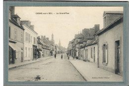 CPA (03) COSNE-sur-l'OEIL - Aspect De La Grand'rue En 1910 - Sonstige & Ohne Zuordnung