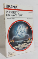 68745 Urania N. 823 1980 - Thomas Page - Progetto US Navy "WP" - Mondadori - Science Fiction Et Fantaisie