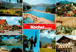 72627679 Kochel See Panorama Trimini Dorfidyll Dorfstrasse Kraftwerkshalle See H - Andere & Zonder Classificatie