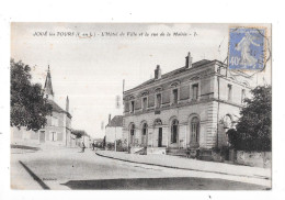 JOUE LES TOURS - 37 -  L'Hotel De Ville Et La Rue De La Mairie - QUIN7GEO  - - Other & Unclassified