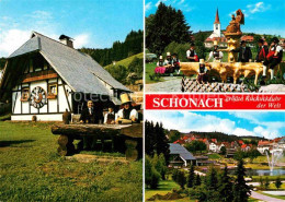72627590 Schonach Schwarzwald Groesste Kuckucksuhr Der Welt Trachten Park Schona - Sonstige & Ohne Zuordnung