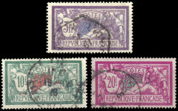 FRANCE - 1925/6 - Yv.206/8 3fr, 10fr & 20fr Merson Oblitérés TB (cote 73€) - 1900-27 Merson