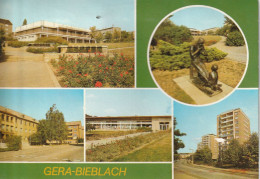 Gera-Bieblach  1985  Mehrbildkarte - Gera