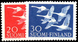 Finland 1956 Birds Flying Geese Unmounted Mint. - Nuevos