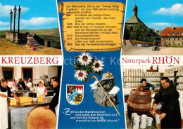 72627504 Kreuzberg Rhoen Kloster Naturpark Rhoen Wanderschuh Rucksack Gedicht Ge - Sonstige & Ohne Zuordnung