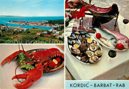 72627502 Barbat Rab Restaurant Kordic Panorama Meerblick Barbat Rab - Croatie