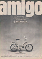 Amigo. Cyclomoteur Honda. 1970. - Werbung