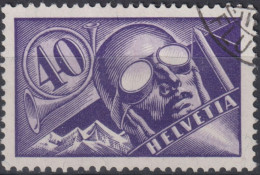1923 Flugpost Schweiz ⵙ Zum:CH F7, Mi:CH 182x,Yt:CH.PA 7, Pilot In Flugzeug - Used Stamps