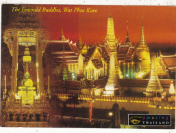 THAILANDE. BANGKOK ( ENVOYE DE) . " THE ROYAL GRAND PALACE AND TEMPLE EMERALD BOUDDHA ". ANNEE 1999 +TEXTE +TIMBRES - Thailand