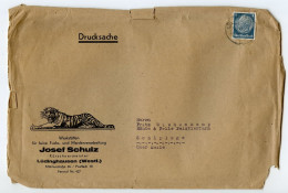 Germany 1930's Cover; Lüdinghausen (Westf.) - Josef Schulz, Kürschnermeister To Schiplage; 4pf. Hindenburg - Covers & Documents