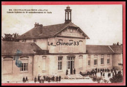 21 - CHATILLON SUR SEINE -- Colonie Scolaire Du X° Arrondissement De Paris --- Verso Cachet De La Colonie ---animé - Chatillon Sur Seine