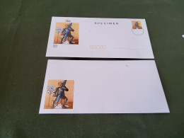 Lot De 2 Lots " Duo Enveloppe+ Carte Et Une Lettre-enveloppe " SPECIMEN - Prêts-à-poster:  Autres (1995-...)