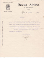 Club Alpin Français   Divers Documents 1920 1928 - Altri & Non Classificati