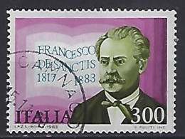 Italy 1983  Francesco De Sanctis (o) Mi.1860 - 1981-90: Oblitérés