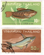 T+ Thailand 1968 Mi 517 520 Fische - Thaïlande