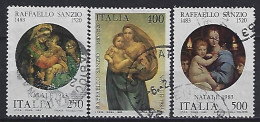 Italy 1983  Weihnachten (o) Mi.1861-1863 - 1981-90: Afgestempeld