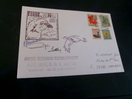 BELLE ENVELOPPE CANADA "ARCTIC RESEARCH ESTABLISHMENT..TERRE DE BAFFIN ".. - Arctic Expeditions