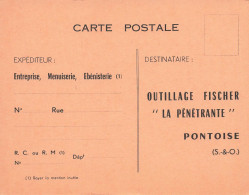 Pontoise * Outillage FISCHER " LA PENETRANTE " * CPA Publicitaire Ancienne - Pontoise