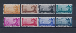 1941 Africa Orientale Italiana, Fratellanza D'Armi,n. 34/40 + A21, Serie Di 8 Valori, MNH** - Afrique Orientale Italienne