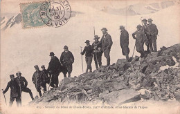 TOP OBLITERATION MODANE SARE SAVOIE ALPINISTES SUR LE SOMMET DU DOME DE CHASSE FORETS 1906 - Modane