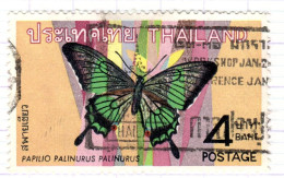 T+ Thailand 1968 Mi 528 Schmetterling - Thailand