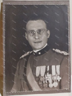 Italy Photo Military Italia Foto Roma. Militare Con Medaglie E Decorazioni. "Prof. Dott. Guido Zucchi". 222x165 Mm - Guerre, Militaire