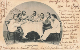 Shanghai , China * 1901 * Chinese Dinner * Shanghaï Chine - Chine