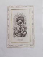 IMAGE PIEUSE RELIGIEUSE CANIVET HOLY CARD SANTINI DENTELLE SANTINO VASE HONORABLE BOUASSE - Religión & Esoterismo