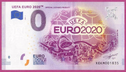 0-Euro XEKM 2020-1 /1 UEFA EURO 2020 - OFFICIAL LICENSED PRODUCT - Prove Private