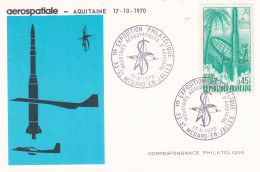 1ère Exposition Philatélique Industries Aérospatiales D'Aquitaine - Sonstige & Ohne Zuordnung