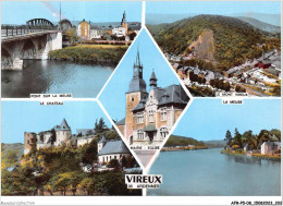 AFRP5-08-0437 - VIREUX - Ardennes - Pont Sur La Meuse - Le Château - Marie - église - Le Mont Vireux - La Meuse - Autres & Non Classés