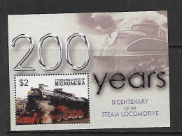 MICRONESIE 2004 TRAINS YVERT N°B147 NEUF MNH** - Treni