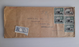 1951. Registered Cover To England - Uganda (...-1962)