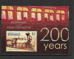 MICRONESIE 2004 TRAINS YVERT N°B142 NEUF MNH** - Trains