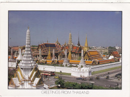THAILANDE. BANGKOK ( ENVOYE DE) . " WAT PHRA SRI RATANA SASADARAM  ". ANNEE 1996+TEXTE +TIMBRES. FORMAT 16.5x12cm - Thaïlande