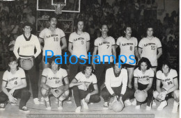 229124 SPORTS BASKET BASKETBALL TEAM JUGADORES SELECCION SAN NICOLAS IN ARGENTINA 18 X 12 CM PHOTO NO POSTCARD - Pallacanestro