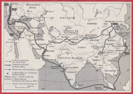 Itinéraire Présumé De Marco Polo, 1271-1295 Et De Ses Frères. Larousse 1960. - Documentos Históricos