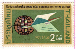 T+ Thailand 1968 Mi 536 Briefwoche - Thaïlande