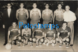 229125 SPORTS BASKET BASKETBALL TEAM JUGADORES BARRACAS JUNIORS IN ARGENTINA 18 X 12 CM PHOTO NO POSTCARD - Basketbal