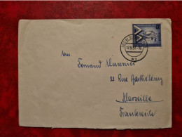 Lettre Allemagne 1957 CACHET ESSEN INTERBAU POUR MARSEILLE - Andere & Zonder Classificatie