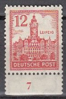 SBZ  155 X, Postfrisch **, Geprüft, Freimarken, 1946 - Postfris
