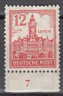 SBZ  155 X, Postfrisch **, Geprüft, Freimarken, 1946 - Nuevos