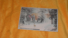 CARTE POSTALE ANCIENNE CIRCULEE DE 1906../ PLAYING DEERS AT KASUGA TEMPLE NARA...CACHET + TIMBRE - Andere & Zonder Classificatie
