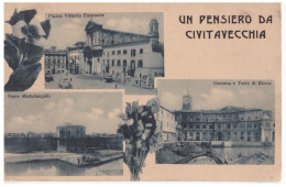 1912 CIVITAVECCHIA 1 -- UN PENSIERO ROMA - Civitavecchia