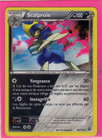 Carte Pokemon Francaise 2016 Xy Offencive Vapeur 64/114 Scalproie 100pv Holo Neuve - Promos