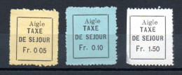 AIGLE SUISSE Taxe De Séjour Kurtaxe Fiscal Fiscaux Revenue - Revenue Stamps